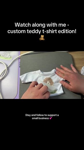 Cutest personalised teddy bear clothing 🧸💕🫶 #shoplocal #smallbusiness #fyp #handmade #clothing #harrystyles #taylorswift #chappellroan #foryoupage #trending #handmade #baby #foryou #support #personalised #smallbusinesscheck