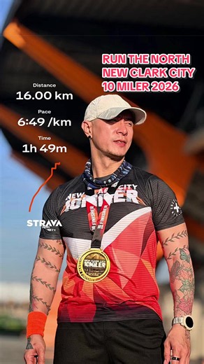 Run the North New Clark City 10 Miler 2026 🏃💦🥰✅🙏 #running #jogging #fitnessmotivation #runningmotivation #fitness