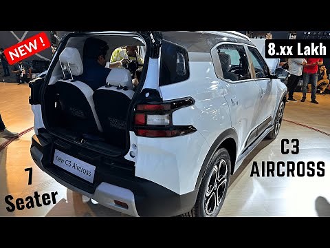 New Citroen C3 Aircross Turbo 2023 7-Seater SUV - Better Than Hyundai Creta | Features | C3 Aircross