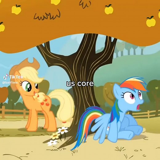 #appledash #mlp #mylittlepony #mlpfim #applejack #AJ #rainbowdash #us #uscore