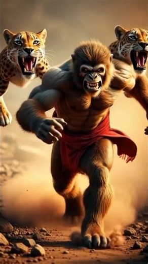 Epic Jungle Battle | Fearless Monkey vs Deadly Cheetahs 🐒⚡🐆