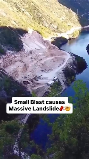 Blasting World on Instagram: "Got a bit more than you bargained for…😬🧨 Every blast starts long before the first hole’s drilled. It starts with the ground itself — the layers, the seams, the fractures hiding beneath the surface. You can line up your timing down to the millisecond, but if the geology isn’t understood, the earth’s gonna write its own plan. This shot was a reminder of that. A small blast triggered a massive landslide — a chain reaction born from unseen weaknesses in 