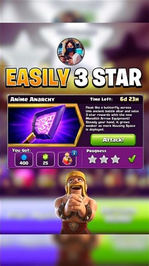 How to Easily 3 Star Anime Anarchy Challenge in Clash of Clans | COC New Event 🔥 #coc #cocnewevent