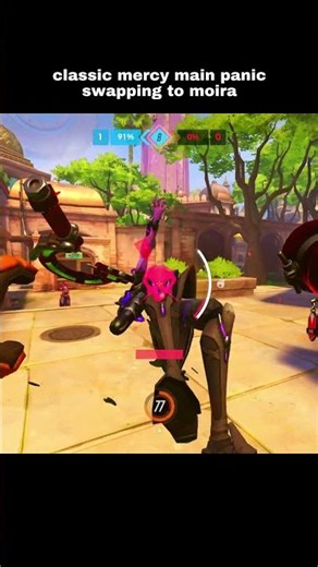 Every mercy main has two sides #overwatch2 #gaming #overwatchclips #overwatch #ow2