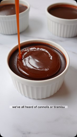 Kelly Scott on Instagram: "How to make chocolate budino ⬇️ Follow @kelly for more recipes and cooking tutorials! Chocolate budino is a traditional Italian dessert that’s similar to pudding. It’s made with rich, chocolatey custard and served chilled. The texture of budino is thicker than pudding, making it a velvety and decadent dessert. It is hands down my favorite dessert! Ingredients: * 5 large egg yolks * 2 cups heavy cream * 1/2 cup sugar of choice * pinch of salt * 2 cups semi sweet chocola