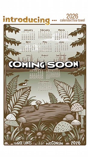 Gone to the printer and hoping to be in the shop for Black Friday/Small Business Saturday. Preorders welcome by stopping at the shop or by phone/text at 262-212-9024. We will even ship for an extra fee. A great stocking stuffer, gift for the host/hostess, for the college student to hang in their dorm, for the kids in the bunk room to highlight important events throughout the year, given to mark a major milestone, your office to count down the days til summer, wrap your Christmas gifts in….a one 