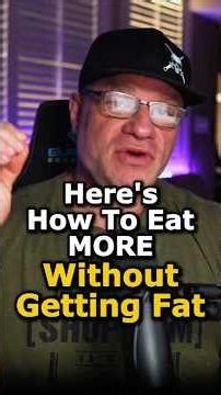 How To Increase Your Metabolism To EAT MORE Food