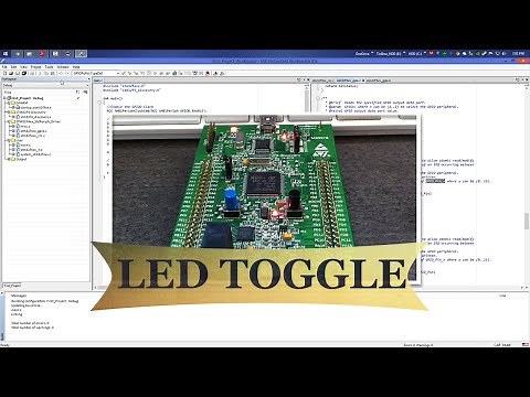 STM32F4 Tutorial: LED toggle using Systick timer (IAR IDE)
