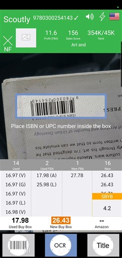 I made $76 in 45 minutes scanning books for Amazon