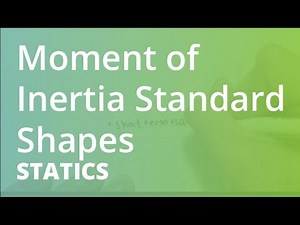 Moment of Inertia Standard Shapes | Statics