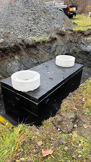 80 reactions · 10 comments | Some days just test you. Yesterday we started setting a septic tank and the sky decided to open up on us. We gambled on leaving it overnight… and lost. Came back this morning to a five-foot swimming pool! Pumped out the water and started over again….. The snow today was an added bonus! #septic #septictank #septicinstallation #caterpillar #cat320 #mud #litchfieldcounty #water #excavation #construction #badday | M & M Excavating | Facebook