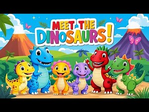 Meet the Dinosaurs! | Fun Dino Adventure for Kids | Preschool Learning Show 🦕💚