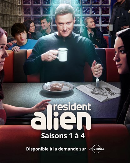 Les 4 saisons de Resident Alien, c’est maintenant en streaming sur Universal . | Universal France