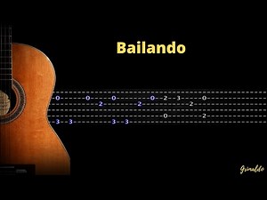 Bailando Enrique Iglesias.Tutorial guitar Tabs