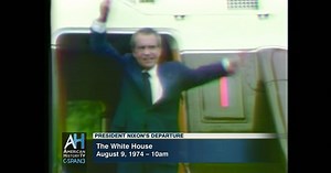 President Nixon's Departure from the White House