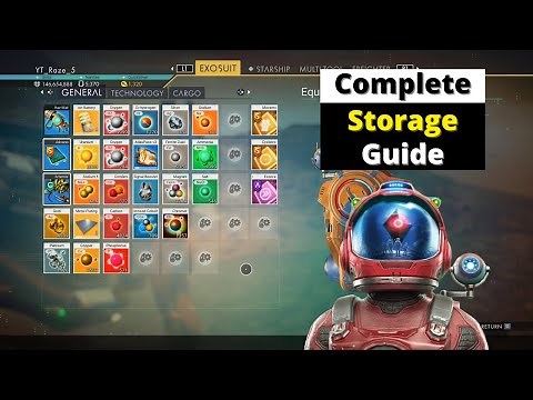 6 Essential Storage Tips & Tricks No Mans Sky | No Mans Sky Beginner Storage Guide | NMS Guide #1