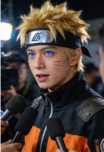 “What if Naruto was real? 🎬 Behind the scenes of a live-action Naruto movie — the heroes and villains step out of battle and into the spotlight. From shinobi to superstars, this is how legends face the press.” #NarutoLiveAction #AnimeInRealLife #CinematicAI #BehindTheScenes #AIVisuals