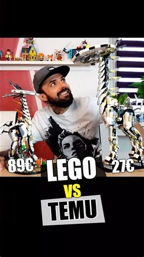 LEGO vs TEMU #lego #klemmbausteine
