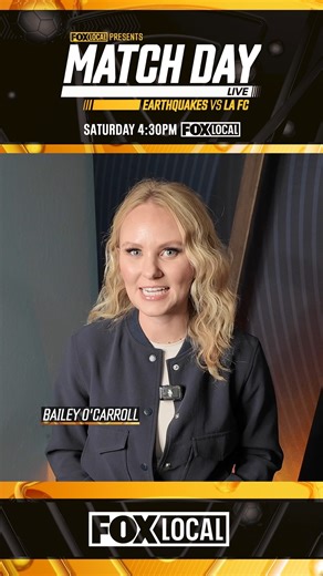 It's almost time for kick off! Don’t miss Match Day Live — our pre-game streaming special before the San Jose Earthquakes take on LAFC at Levi’s Stadium. Catch the fan energy, exclusive interviews, and all the excitement — streaming LIVE on FOX LOCAL, this Saturday at 4:30p! | KTVU Fox 2