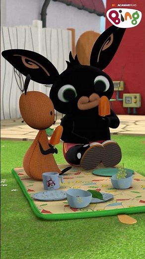 Bing and Flop are enjoying ice lollies today! | #Shorts | Bing Shorts