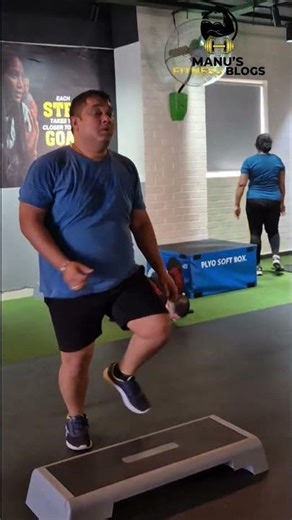 Step Up Cardio Fat Burner 🔥 | Intense Step Workout For Weight Loss #shorts