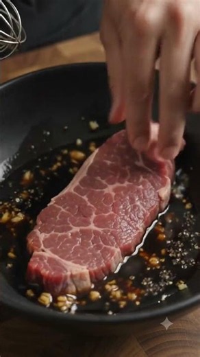 The Ultimate High-Contrast Soy Glazed Steak #shorts