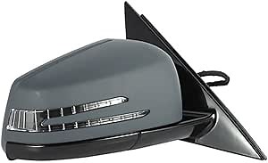 LETITBE Passenger Side Mirror for Mercedes Benz W212 E250 E300 E350 E400 E550 E63 AMG 2010-2016 Unpainted