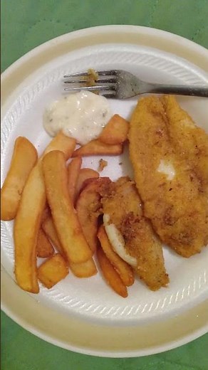How to Fry Flounder And Steak Cut Fries