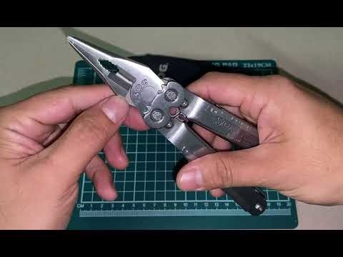 SOG PowerLock multitool con una orientación militar para personal que trabaja con explosivos 🧨