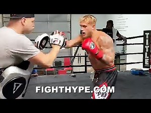 JAKE PAUL LIGHTS UP MITTS WITH KO COMBOS FOR TYSON VS JONES JR CARD; READY TO CROSS UP NATE ROBINSON