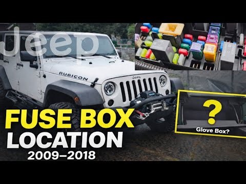 Jeep Wrangler Rubicon Fuse Box Location & Diagram || 2009-2018