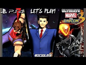 ULTIMATE MARVEL VS. CAPCOM 3 ARCADE MODE GAMEPLAY WALKTHROUGH - PS4 LETS PLAY 1080P 60FPS