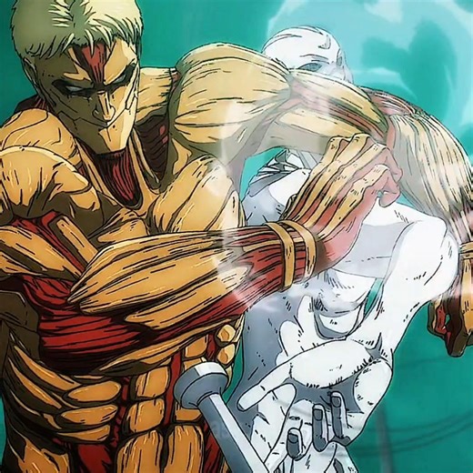 Reiner's Battle with Titan☠️🥶 ATTACK ON TITAN #reiner #anime #titan