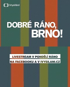 Zítra ráno bude livestream z Brna, bobánci! 💩 Nakoukněte spolu s asistentkou režie Alžbětou z nového komediálního seriálu Jana Prušinovského Dobré ráno, Brno! do zákulisí ranního pořadu. 📺 Chcete se něco dozvědět? 🤔 Nebojte se zeptat. Napište nám do komentářů a my vám na ranním livestreamu od 5:50 odpovíme 🥰 Livestream zítra od 5:50 zde! ➡️ https://bit.ly/3VUp9fw | Česká televize