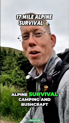 17 Mile Alpine Survival ⛰️ No Tent, No Firewood! | Outdoor Boys