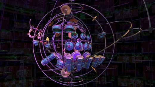 Gyro Drums (Animusic) - 高清重制 4K 60FPS