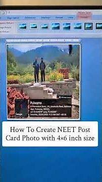 NEET Postcard Size Photo in Word | Step-by-Step Guide (DOCX Format) 2026