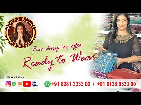 Free Shipping Offer Ready to Wear #elentra #elentradesigns #viralvideo #readytowear #womensclothing