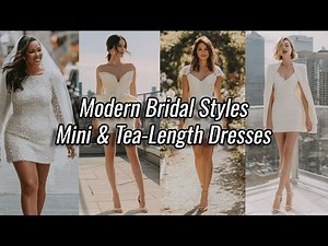 Wedding Dress Trends 2026 — Modern Mini & Tea Length Bridal Styles