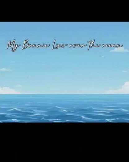 My Bonnie Lies over the ocean easy piano