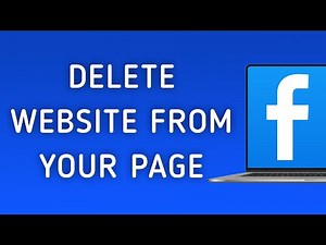 How To Delete Website From Your Page On Facebook App On PC (New Update)