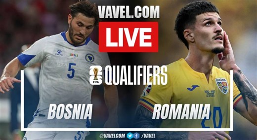 Highlights and goals Bosnia vs Romania in World Cup Qualifiers | 11/15/2025