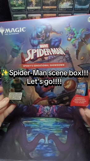 ✨️Spider-Man scene box let's go!!!! #MagicTheGathering #mtgcommunity #magicthegatheringfyp #nevergiveup #fyp