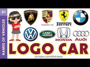 Learn Logo Of Cars For Kids | Car Logo With Name | 01 | English Vocabulary | FAHA Kids