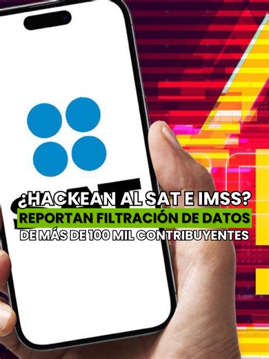 🚨 ALERTA POR POSIBLE HACK 🚨 Reportan presunta #filtración de datos del #SAT e #IMSS: nombres, RFC y hasta NSS estarían circulando en la red. Autoridades ya investigan y advierten riesgo de fraudes y suplantación de identidad. #Hackeo #SAT #IMSS #DatosPersonales #ÚltimaHora
