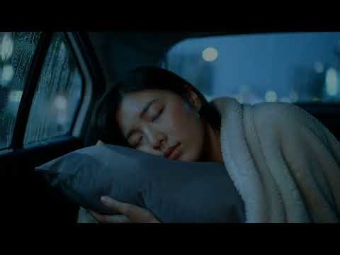 Night Rain on Camping Car Window – Raindrops Lull You to Sleep Fast