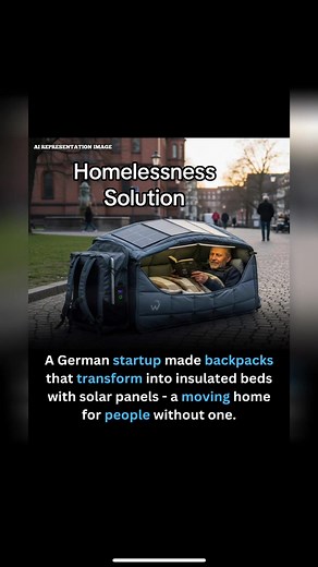 Innovative Backpack Bed For Homeless Solutions