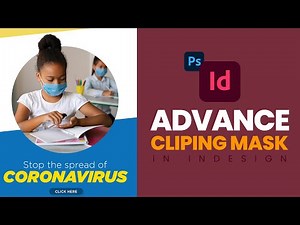Advance Clipping Mask in Adobe Indesign in just 3 Minutes | Indesign Tutorial