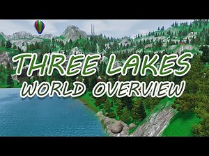 SIMS 2 CAMPING VIBES! Three Lakes The Sims 3 World Overview