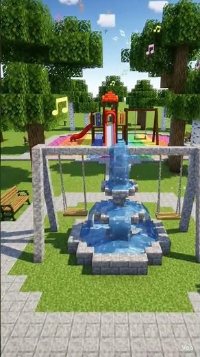 Minecraft REAL LIFE Park 😳 No Mods! | Moving Swings + Villager Store (Command Block Build)
